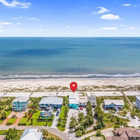 Beach Front Home In Cape San Blas